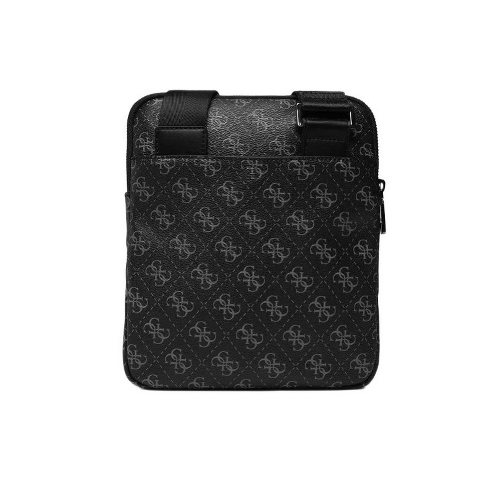 GUESS MILANO CROSSBODY FLAT HMEVZLP2223 ΤΣΑΝΤΑ ΑΝΔΡΙΚΗ BLACK/GREY