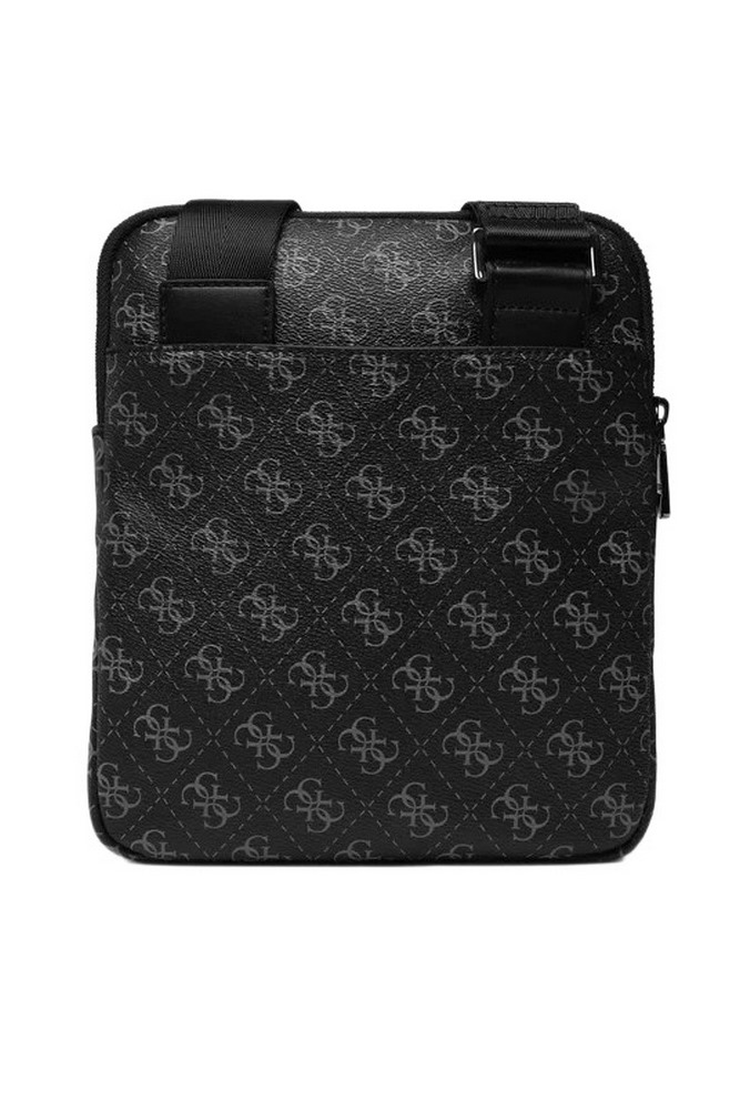 GUESS MILANO CROSSBODY FLAT HMEVZLP2223 ΤΣΑΝΤΑ ΑΝΔΡΙΚΗ BLACK/GREY
