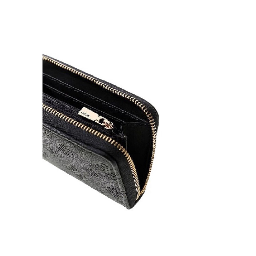 GUESS ANISE SLG MEDIUM ZIP AROUND ΠΟΡΤΟΦΟΛΙ ΓΥΝΑΙΚΕΙΟ BLACK
