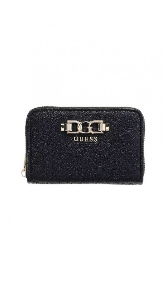 GUESS ANISE SLG MEDIUM ZIP AROUND ΠΟΡΤΟΦΟΛΙ ΓΥΝΑΙΚΕΙΟ BLACK