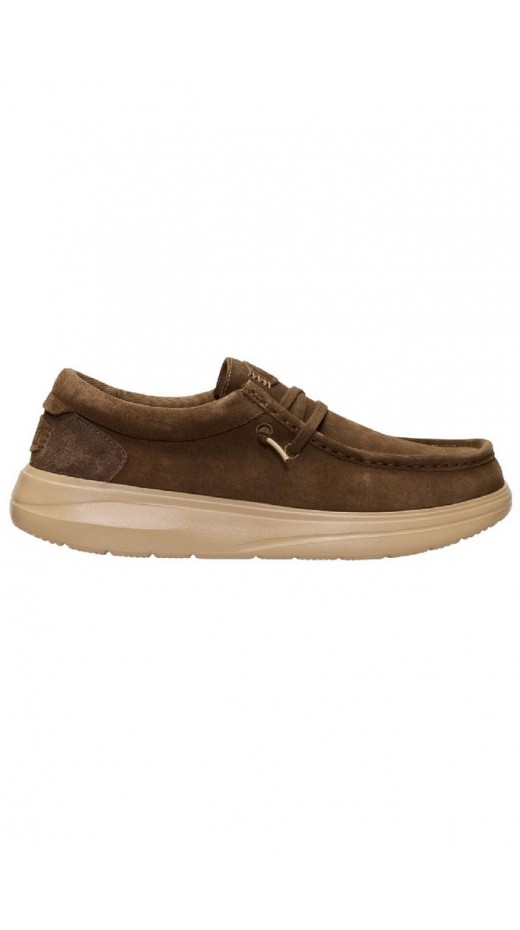 HEY DUDE WALLY COMF SUEDE 41975  ΠΑΠΟΥΤΣΙ ΑΝΔΡΙΚΟ BROWN