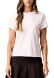HUGO BOSS DAMATEE B JERSEY T-SHIRT ΜΠΛΟΥΖΑ ΓΥΝΑΙΚΕΙΑ SOFT PINK