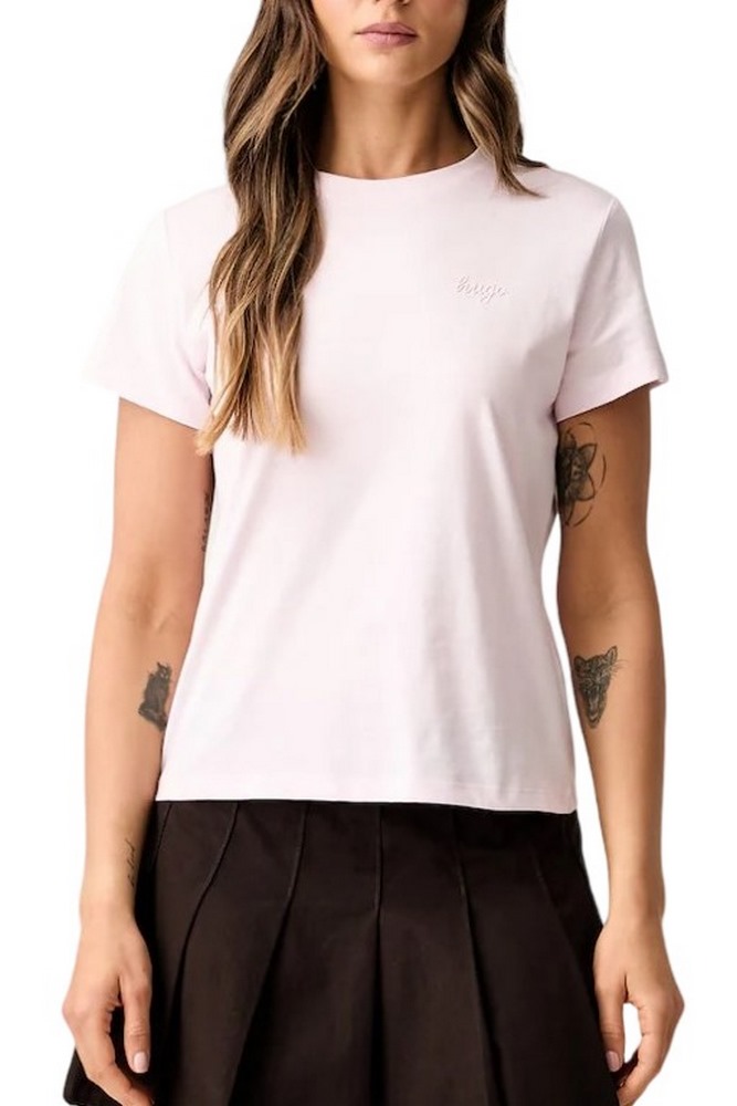 HUGO BOSS DAMATEE B JERSEY T-SHIRT ΜΠΛΟΥΖΑ ΓΥΝΑΙΚΕΙΑ SOFT PINK