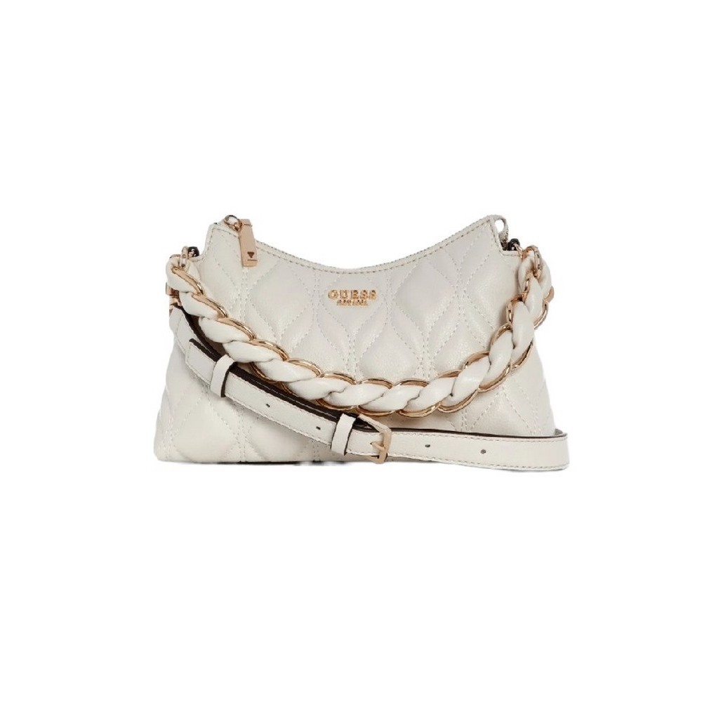 GUESS MAXINE MINI SHOULDER BAG ΤΣΑΝΤΑ ΓΥΝΑΙΚΕΙΑ BEIGE