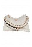 GUESS MAXINE MINI SHOULDER BAG ΤΣΑΝΤΑ ΓΥΝΑΙΚΕΙΑ BEIGE