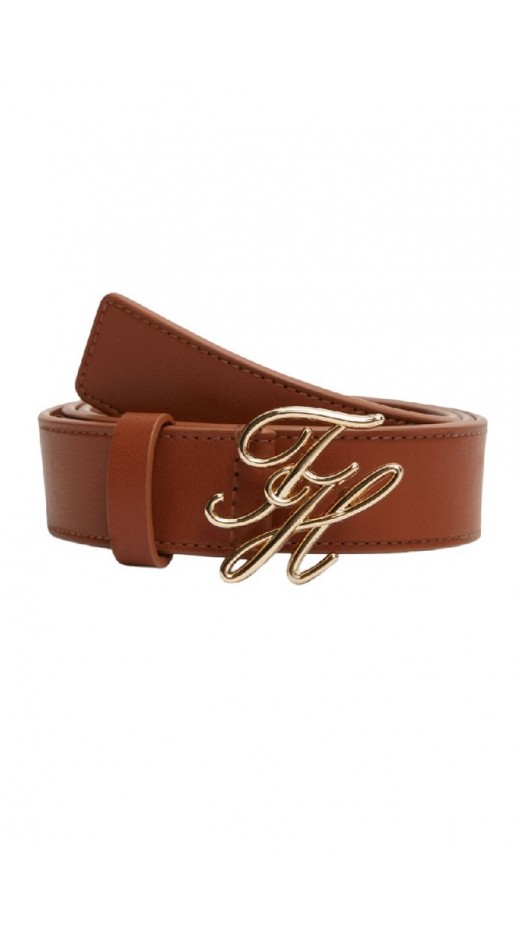 TOMMY HILFIGER SCRIPT 3.0 ΖΩΝΗ ΓΥΝΑΙΚΕΙΑ COGNAC