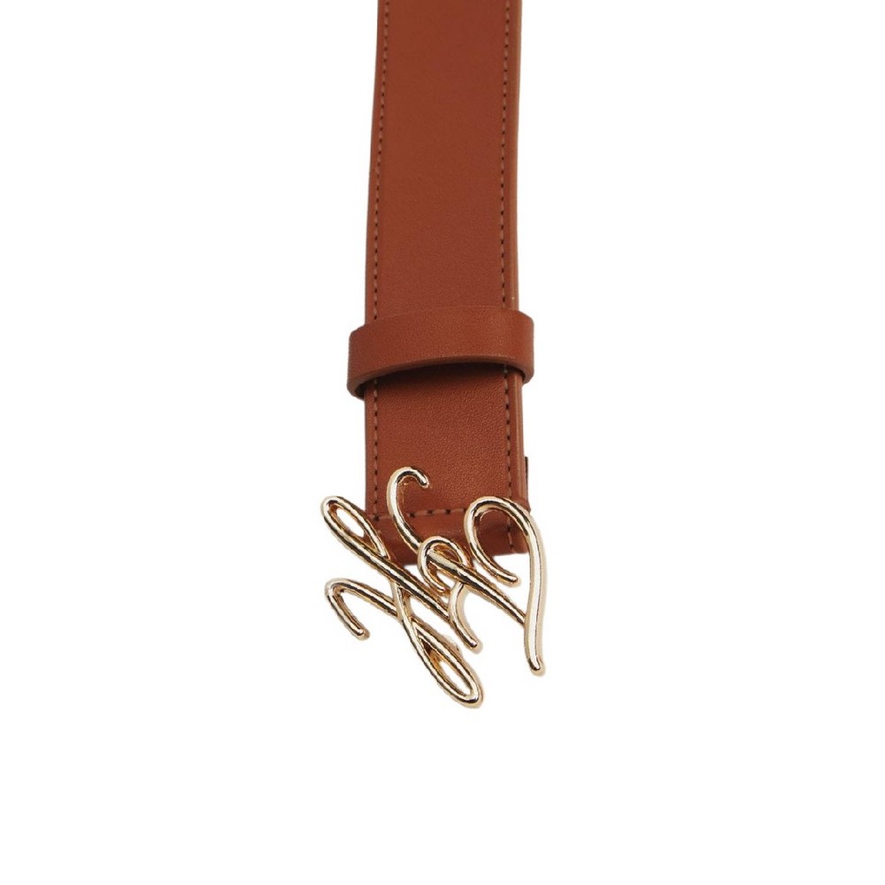 TOMMY HILFIGER SCRIPT 3.0 ΖΩΝΗ ΓΥΝΑΙΚΕΙΑ COGNAC