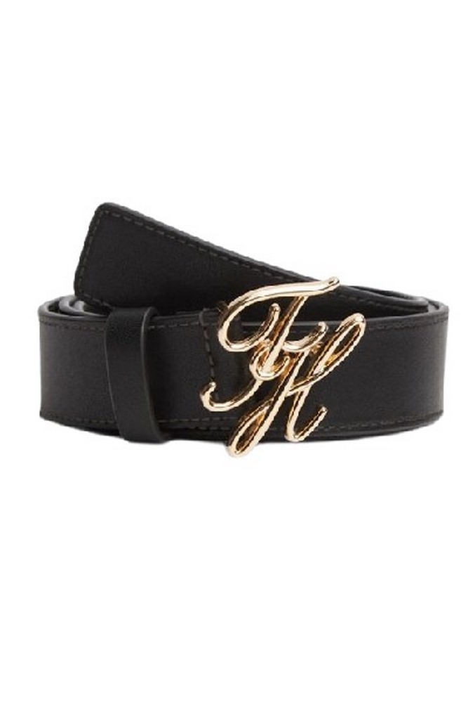 TOMMY HILFIGER SCRIPT 3.0 ΖΩΝΗ ΓΥΝΑΙΚΕΙΑ BLACK