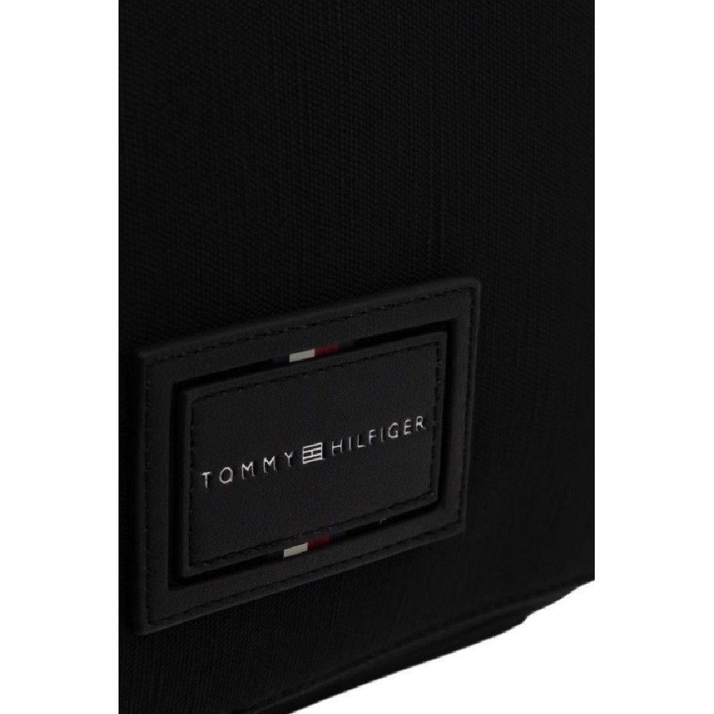 TOMMY HILFIGER FOUNDATION BACKPACK ΤΣΑΝΤΑ ΑΝΔΡΙΚΗ BLACK