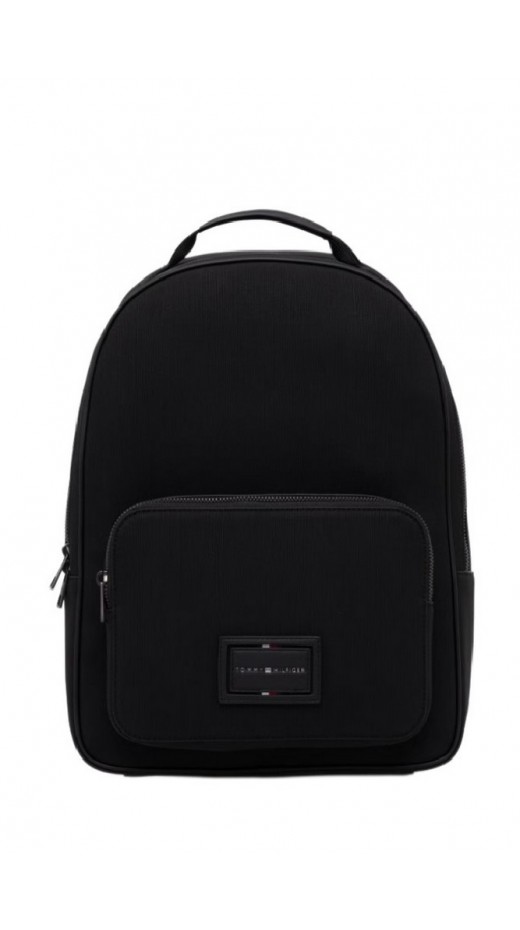 TOMMY HILFIGER FOUNDATION BACKPACK ΤΣΑΝΤΑ ΑΝΔΡΙΚΗ BLACK