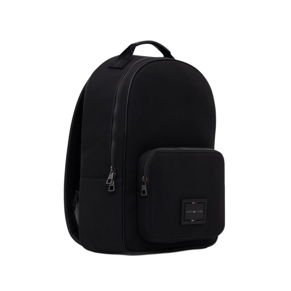 TOMMY HILFIGER FOUNDATION BACKPACK ΤΣΑΝΤΑ ΑΝΔΡΙΚΗ BLACK