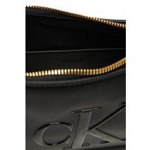 CALVIN KLEIN RAISED CK SMALL SHOULDER BAG ΤΣΑΝΤΑ ΓΥΝΑΙΚΕΙΑ BLACK