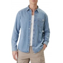 CALVIN KLEIN JEANS ESSENTIAL CLASSIC 205 LT ΠΟΥΚΑΜΙΣΟ ΑΝΔΡΙΚΟ DENIM LIGHT