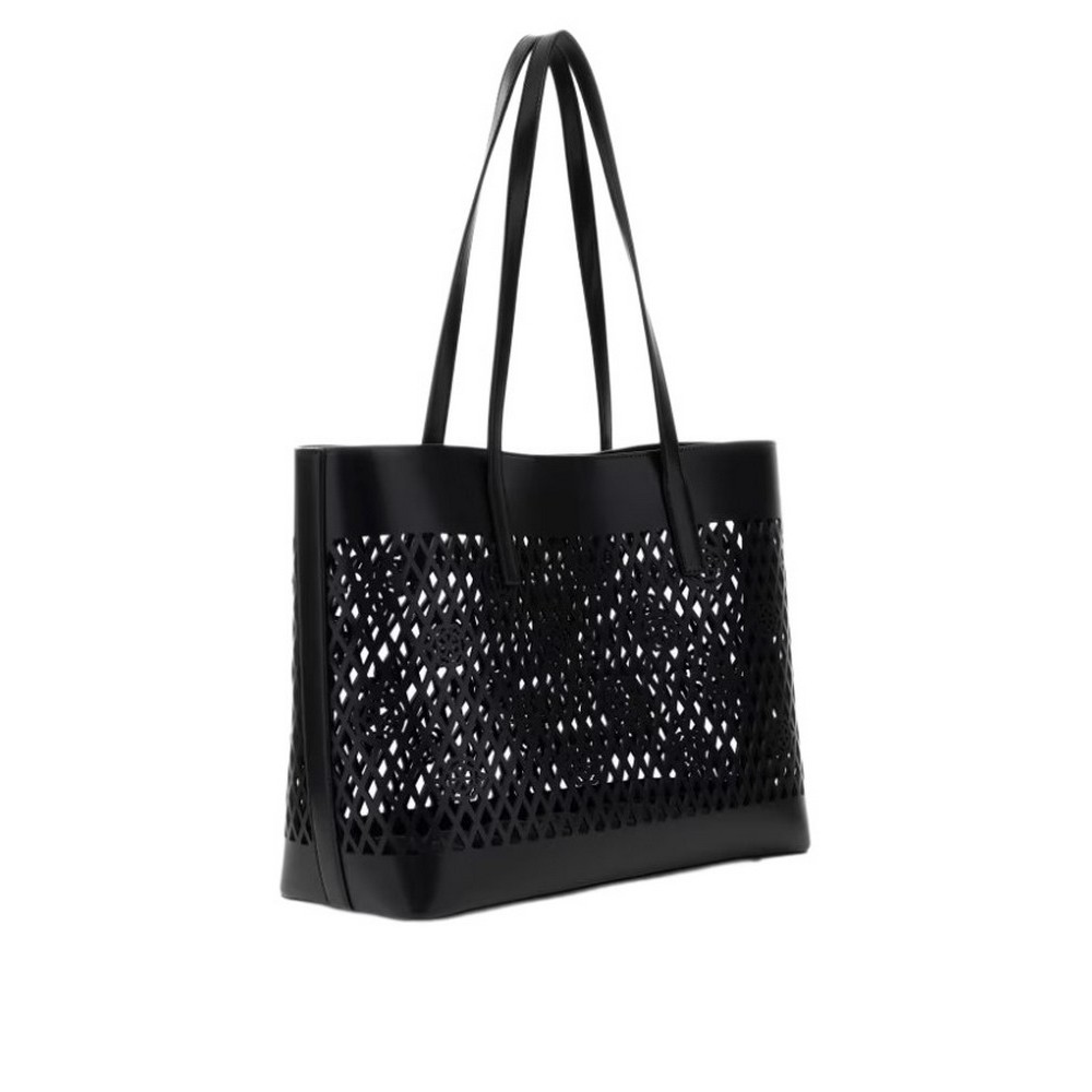 GUESS LETTY 2 IN 1 TOTE ΤΣΑΝΤΑ ΓΥΝΑΙΚΕΙΑ BLACK