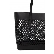 GUESS LETTY 2 IN 1 TOTE ΤΣΑΝΤΑ ΓΥΝΑΙΚΕΙΑ BLACK