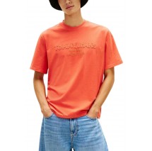 TOMMY JEANS 90S NEW CLASSICS TEE T-SHIRT ΜΠΛΟΥΖΑ ΑΝΔΡΙΚΗ ORANGE