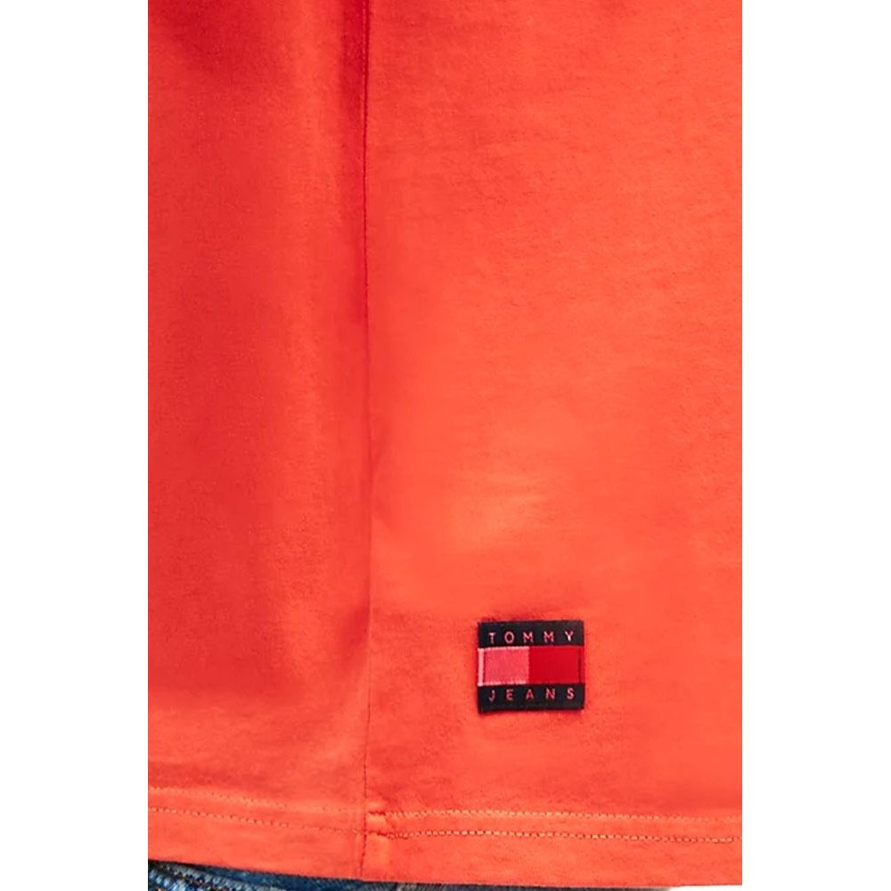 TOMMY JEANS 90S NEW CLASSICS TEE T-SHIRT ΜΠΛΟΥΖΑ ΑΝΔΡΙΚΗ ORANGE