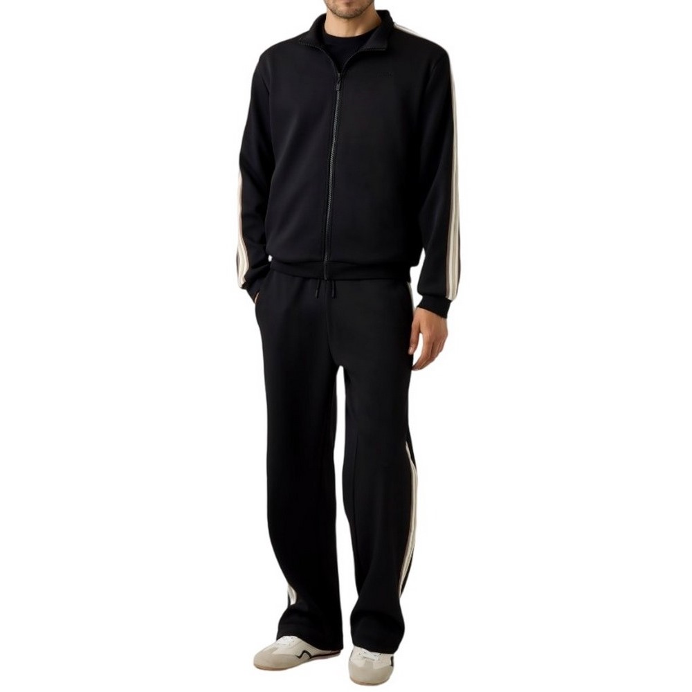 GUESS VICKTOR FULL ZIP SWEATSHIRT ΖΑΚΕΤΑ ΦΟΥΤΕΡ ΑΝΔΡΙΚΗ BLACK