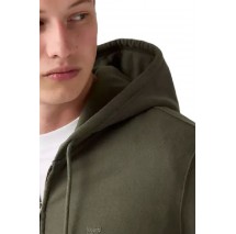 LEVIS THE ORIGINAL HM ZIP UP ΖΑΚΕΤΑ ΦΟΥΤΕΡ ΑΝΔΡΙΚΗ GREEN