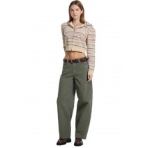 GUESS JEANS BARREL ΠΑΝΤΕΛΟΝΙ ΓΥΝΑΙΚΕΙΟ OLIVE