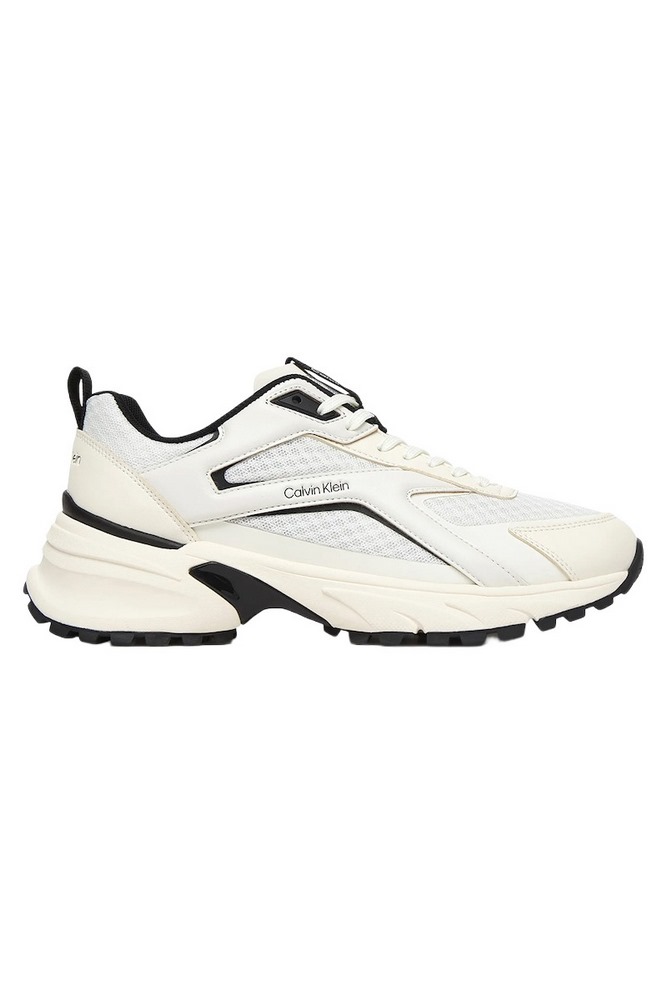 CALVIN KLEIN HIKE RUN CKSTRIPE MESH ΠΑΠΟΥΤΣΙ ΓΥΝΑΙΚΕΙΟ WHITE/BLACK