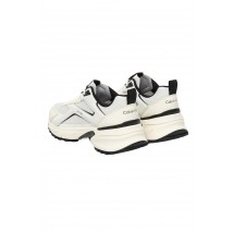 CALVIN KLEIN HIKE RUN CKSTRIPE MESH ΠΑΠΟΥΤΣΙ ΓΥΝΑΙΚΕΙΟ WHITE/BLACK