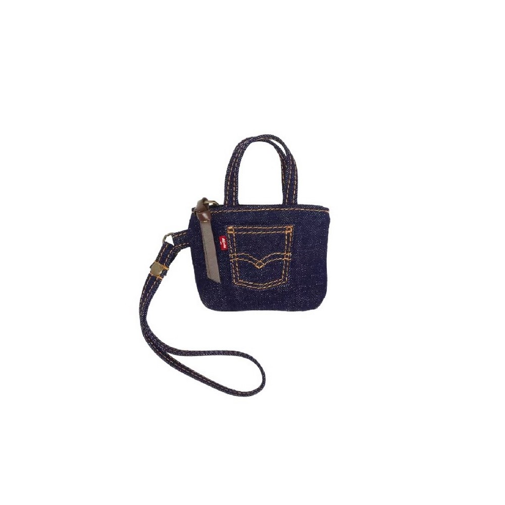 LEVIS MINI BACKPOCKET TOTE CHARM ΜΠΡΕΛΟΚ ΓΥΝΑΙΚΕΙΟ DARK INDIGO