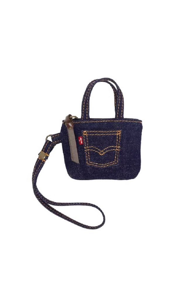 LEVIS MINI BACKPOCKET TOTE CHARM ΜΠΡΕΛΟΚ ΓΥΝΑΙΚΕΙΟ DARK INDIGO