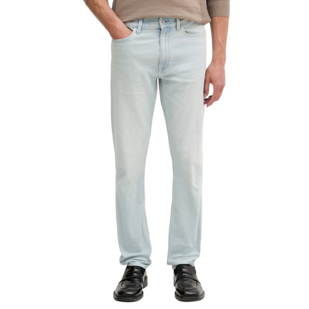 CALVIN KLEIN JEANS CLASSIC TAPER VINTAGE WHISPER ΤΖΙΝ ΠΑΝΤΕΛΟΝΙ ΑΝΔΡΙΚΟ DENIM LIGHT