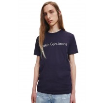 CALVIN KLEIN JEANS CORE INSTITUTIONAL LOGO SLIM TEE T-SHIRT ΑΝΔΡΙΚΟ NAVY