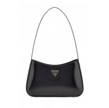 GUESS ΑΚΥΡΟ ARNELA TOP ZIP SHOULDER BAG ΤΣΑΝΤΑ ΓΥΝΑΙΚΕΙΑ BLACK