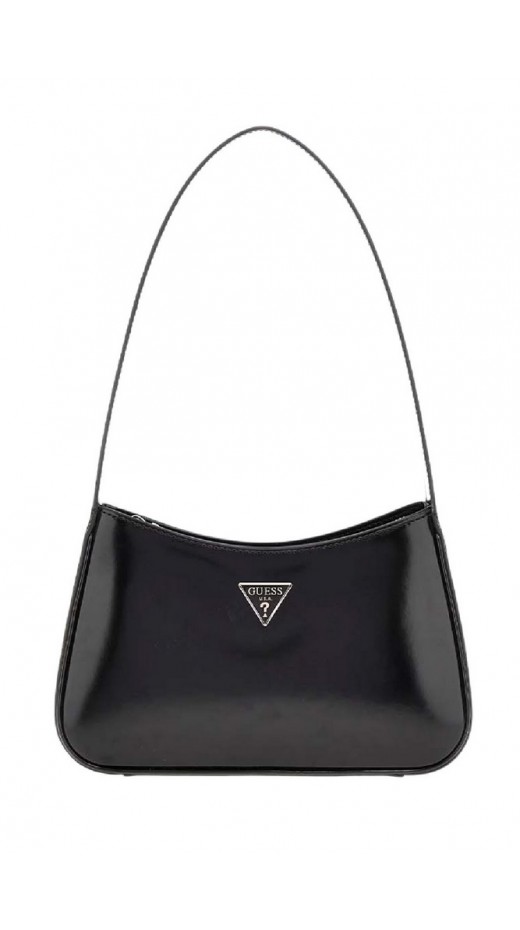 GUESS ΑΚΥΡΟ ARNELA TOP ZIP SHOULDER BAG ΤΣΑΝΤΑ ΓΥΝΑΙΚΕΙΑ BLACK