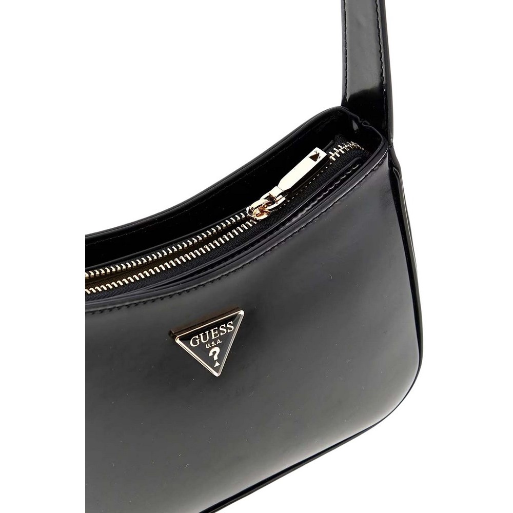 GUESS ΑΚΥΡΟ ARNELA TOP ZIP SHOULDER BAG ΤΣΑΝΤΑ ΓΥΝΑΙΚΕΙΑ BLACK