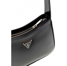 GUESS ΑΚΥΡΟ ARNELA TOP ZIP SHOULDER BAG ΤΣΑΝΤΑ ΓΥΝΑΙΚΕΙΑ BLACK