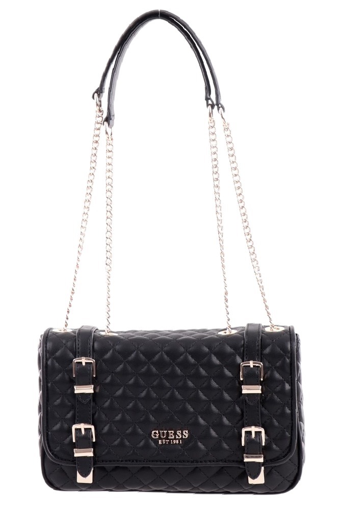 GUESS ADAM CONVERTIBLE XBODY FLAP ΤΣΑΝΤΑ ΓΥΝΑΙΚΕΙΑ BLACK