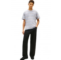 TOMMY JEANS RLX STRIPE SS T-SHIRT ΜΠΛΟΥΖΑ ΑΝΔΡΙΚΗ GREY