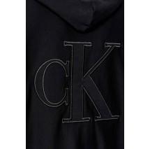 CALVIN KLEIN JEANS PREMIUM TERRY BACK MONOGRAM HOODIE ΦΟΥΤΕΡ ΜΠΛΟΥΖΑ ΑΝΔΡΙΚΗ BLACK