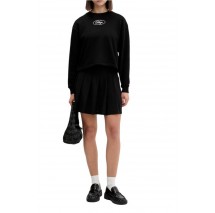 HUGO BOSS DAMASWEE B JERSEY SWEATSHIRT ΜΠΛΟΥΖΑ ΦΟΥΤΕΡ ΓΥΝΑΙΚΕΙΑ BLACK