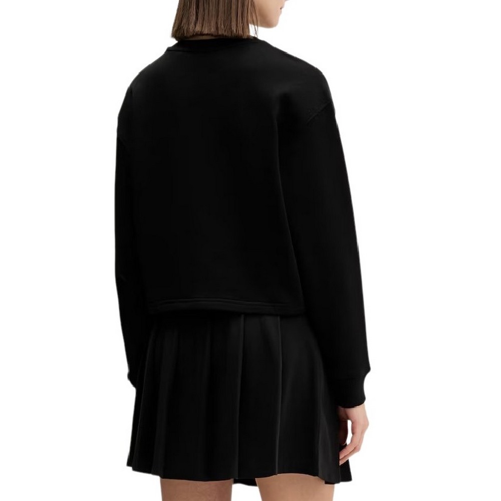 HUGO BOSS DAMASWEE B JERSEY SWEATSHIRT ΜΠΛΟΥΖΑ ΦΟΥΤΕΡ ΓΥΝΑΙΚΕΙΑ BLACK