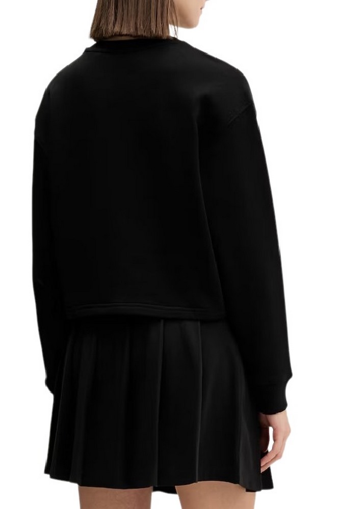 HUGO BOSS DAMASWEE B JERSEY SWEATSHIRT ΜΠΛΟΥΖΑ ΦΟΥΤΕΡ ΓΥΝΑΙΚΕΙΑ BLACK