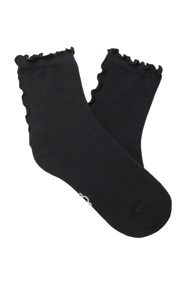 UGG KARSYN LETTUCE EDGE QUARTER II ΜΕΣΑΙΕΣ ΚΑΛΤΣΕΣ ΓΥΝΑΙΚΕΙΕΣ BLACK