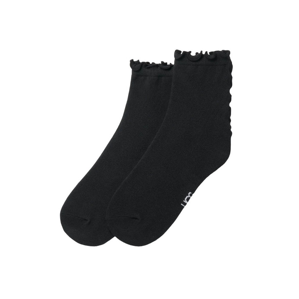UGG KARSYN LETTUCE EDGE QUARTER II ΜΕΣΑΙΕΣ ΚΑΛΤΣΕΣ ΓΥΝΑΙΚΕΙΕΣ BLACK
