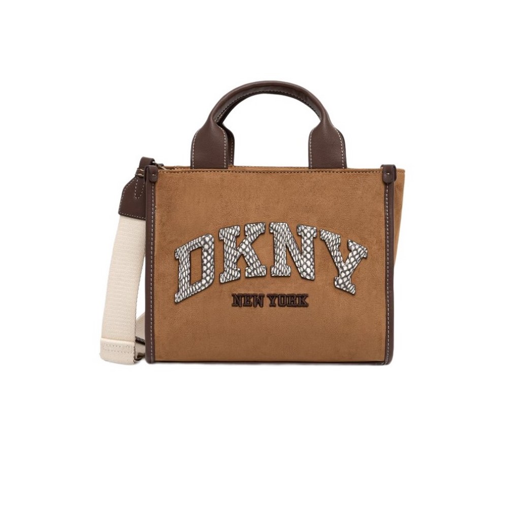 DKNY HANDLEE SM TOTE HANDBAG R62AMC80 ΤΣΑΝΤΑ ΓΥΝΑΙΚΕΙΑ ALMOND