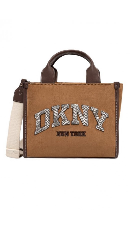 DKNY HANDLEE SM TOTE HANDBAG R62AMC80 ΤΣΑΝΤΑ ΓΥΝΑΙΚΕΙΑ ALMOND