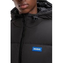 HUGO BOSS BODO CASUAL JACKET ΜΠΟΥΦΑΝ ΑΝΔΡΙΚΟ BLACK