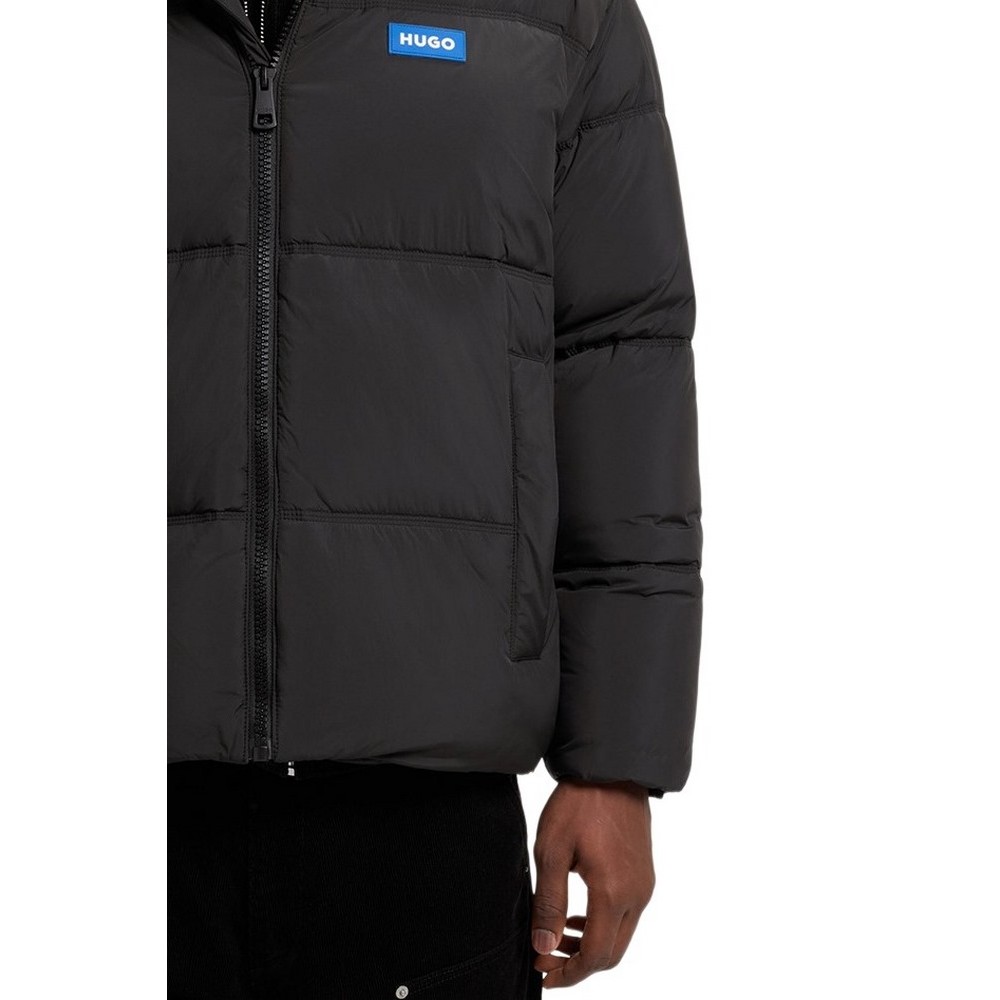 HUGO BOSS BODO CASUAL JACKET ΜΠΟΥΦΑΝ ΑΝΔΡΙΚΟ BLACK