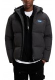 HUGO BOSS BODO CASUAL JACKET ΜΠΟΥΦΑΝ ΑΝΔΡΙΚΟ BLACK