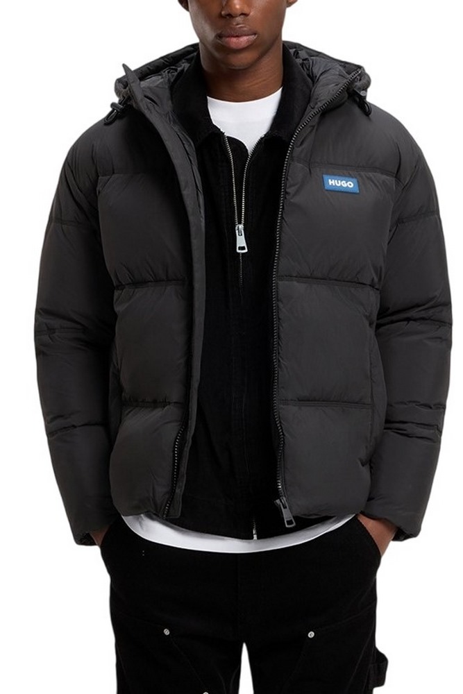 HUGO BOSS BODO CASUAL JACKET ΜΠΟΥΦΑΝ ΑΝΔΡΙΚΟ BLACK