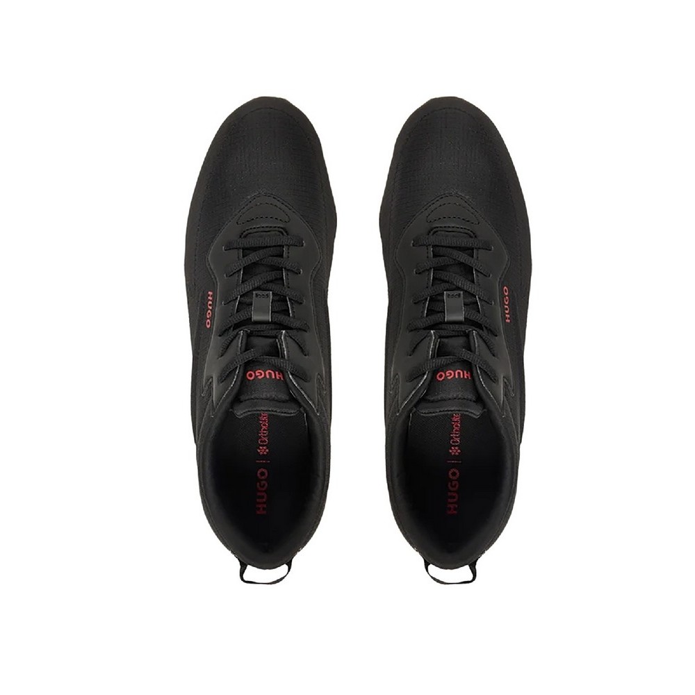HUGO BOSS LEON RUNN NYRP SNEAKERS ΠΑΠΟΥΤΣΙΑ ΑΝΔΡΙΚΑ BLACK