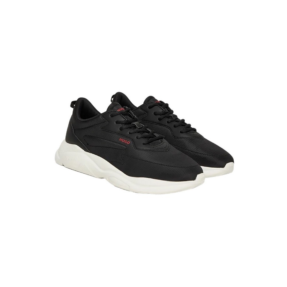 HUGO BOSS LEON RUNN NYRP SNEAKERS ΠΑΠΟΥΤΣΙΑ ΑΝΔΡΙΚΑ BLACK